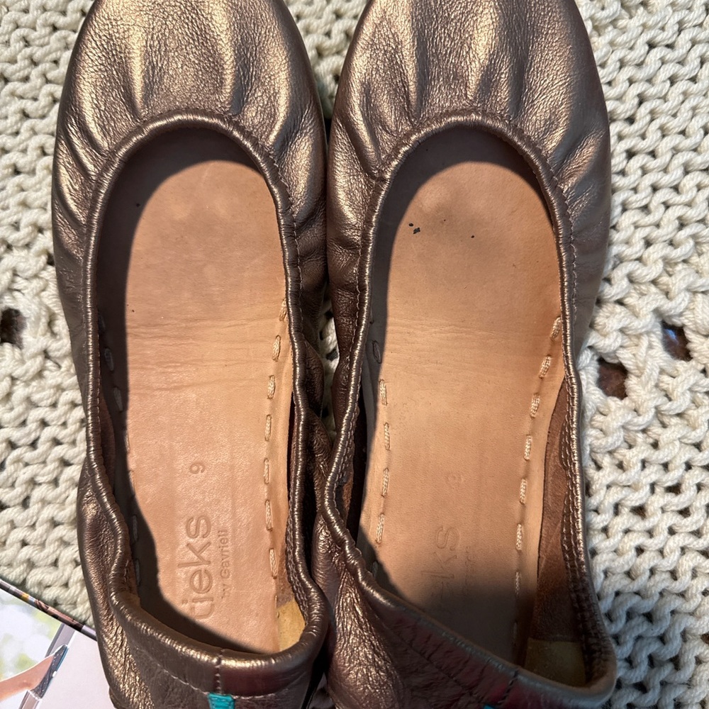 Tieks Women’s Flats In Metallic Bronze - image 2